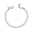 thumbnail image 1 of LeCalla 925 Sterling Silver Beaded Pearl Bracelet for Women, 1 of 5