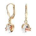 thumbnail image 1 of LeCalla 925 Sterling Silver Lever Back Love Knot Teardrop Dangle Earrings Jewelry for Women and Teen 26MM, 1 of 6