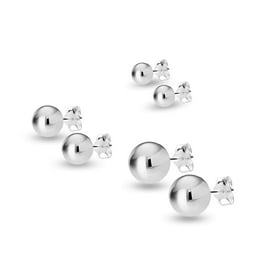 Claire's Girls' Critter Happy Stud Earrings Set, Post Back, 10 Pack, 76220  