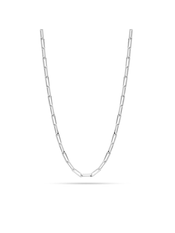 925 Sterling Silver Chain Necklace for Women and Teen, 1MM Italian Snake Chain Necklace 18" Inch Jewelry Gifts for Her