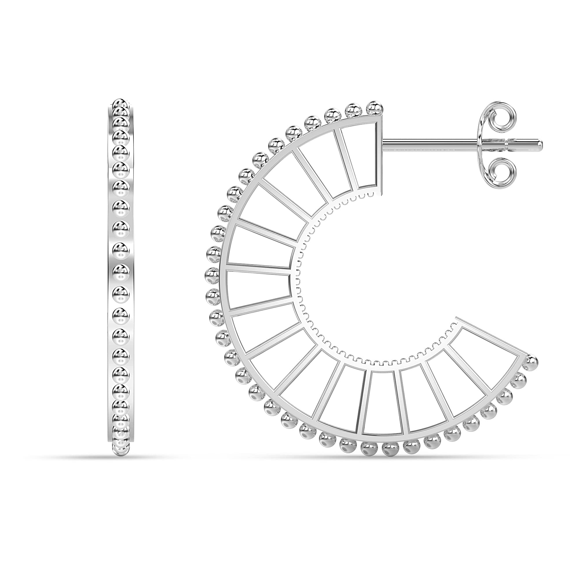 LeCalla Sterling Silver Jewelry turco doppio a goccia in oro rosa taglio diamante orecchini elegante abbigliamento da lavoro per le donne