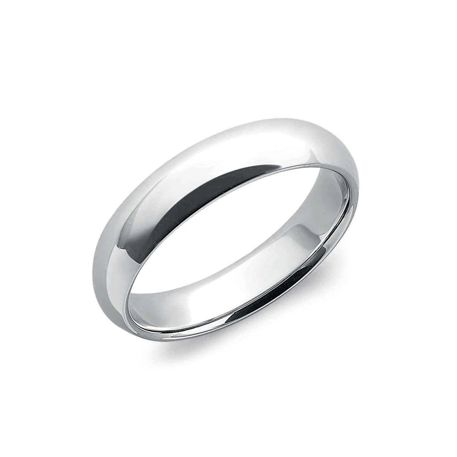 Calla Farm LeCalla 925 Sterling Silver Ring for Women Classic Dome Wedding Band ...