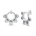 thumbnail image 1 of LeCalla 925 Sterling Silver Stud Earrings for Women | Vintage Round Filigree Stud Earring, 1 of 7
