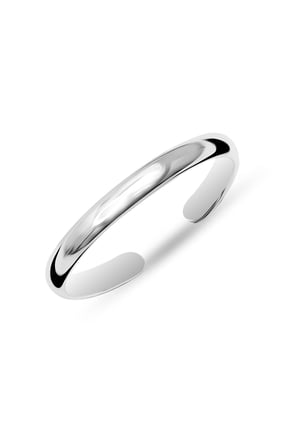 925 Sterling Silver Toe Rings for Women | Adjustable Minimalistic Foot Ring