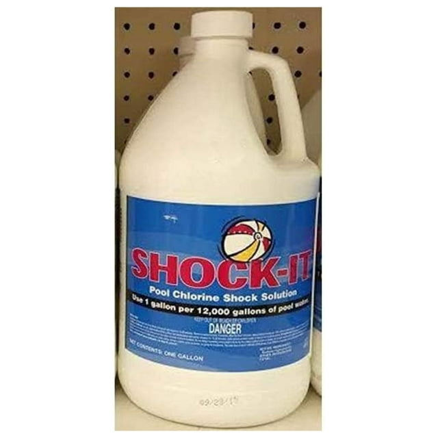 LeCeleBee 1 - Gallon of Shock-It -Liquid Chlorine Pool Shock - Grade 12 ...