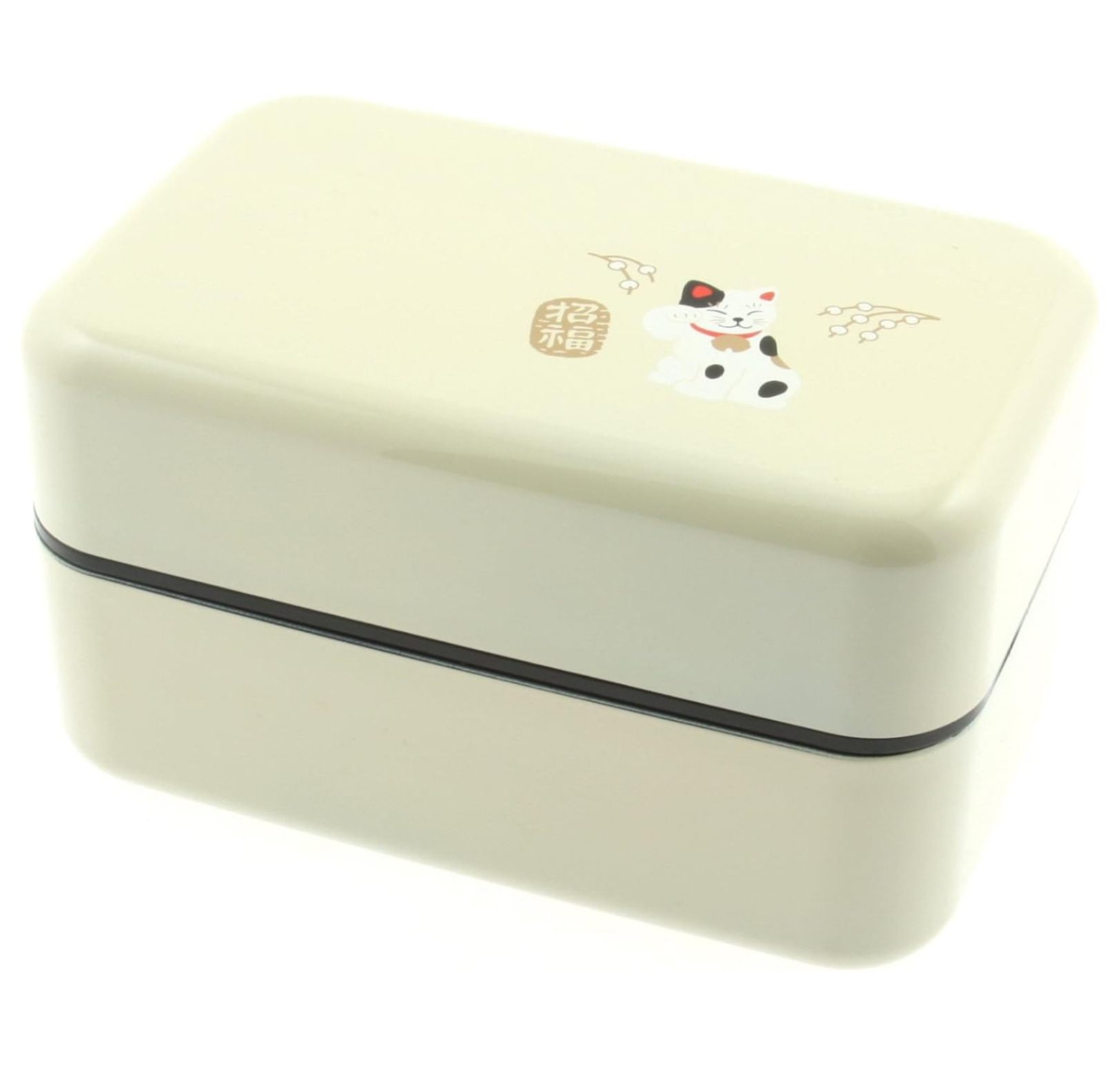 LeCeleBee 2-Tiered Bento Box, White - Walmart.com