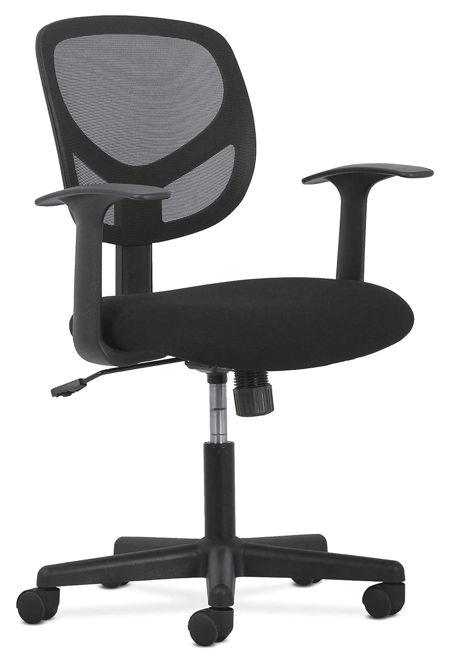 ErgoFlex Black Mesh Task Chair with Sculpted Arms