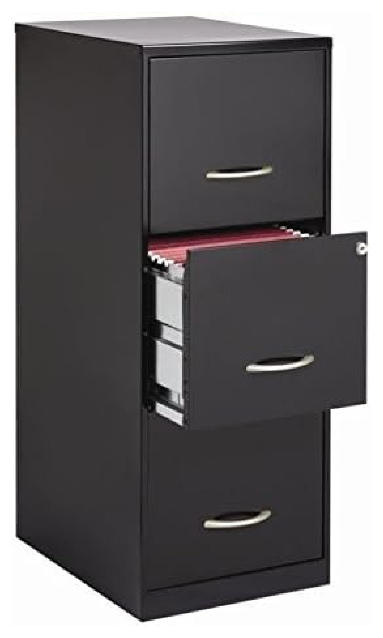 LeCeleBee Cooper 3 Drawer Letter File in Black