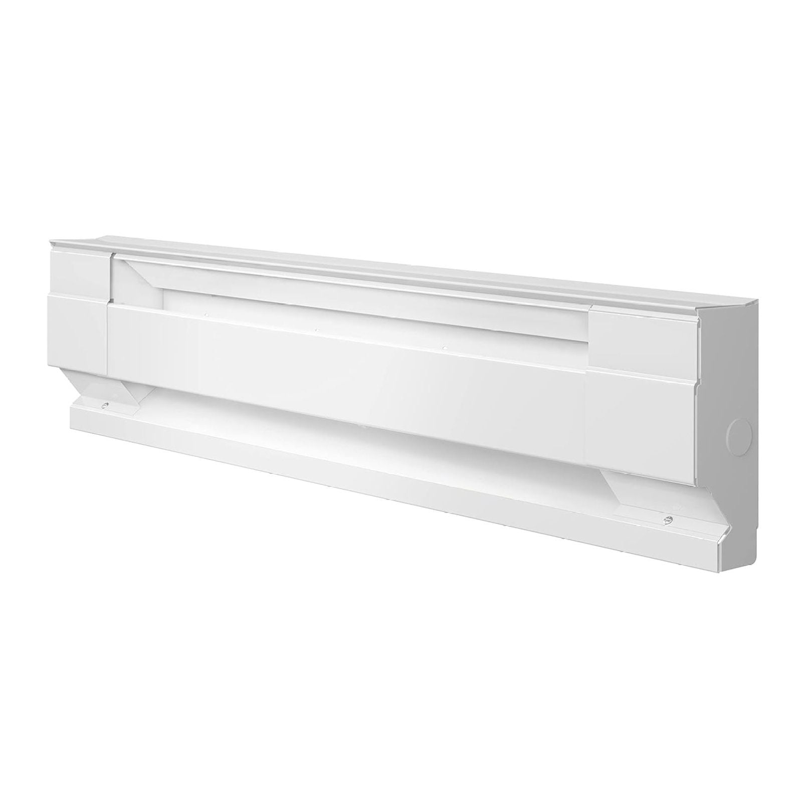 White 30" Electric Convection Baseboard Heater with Thermostat