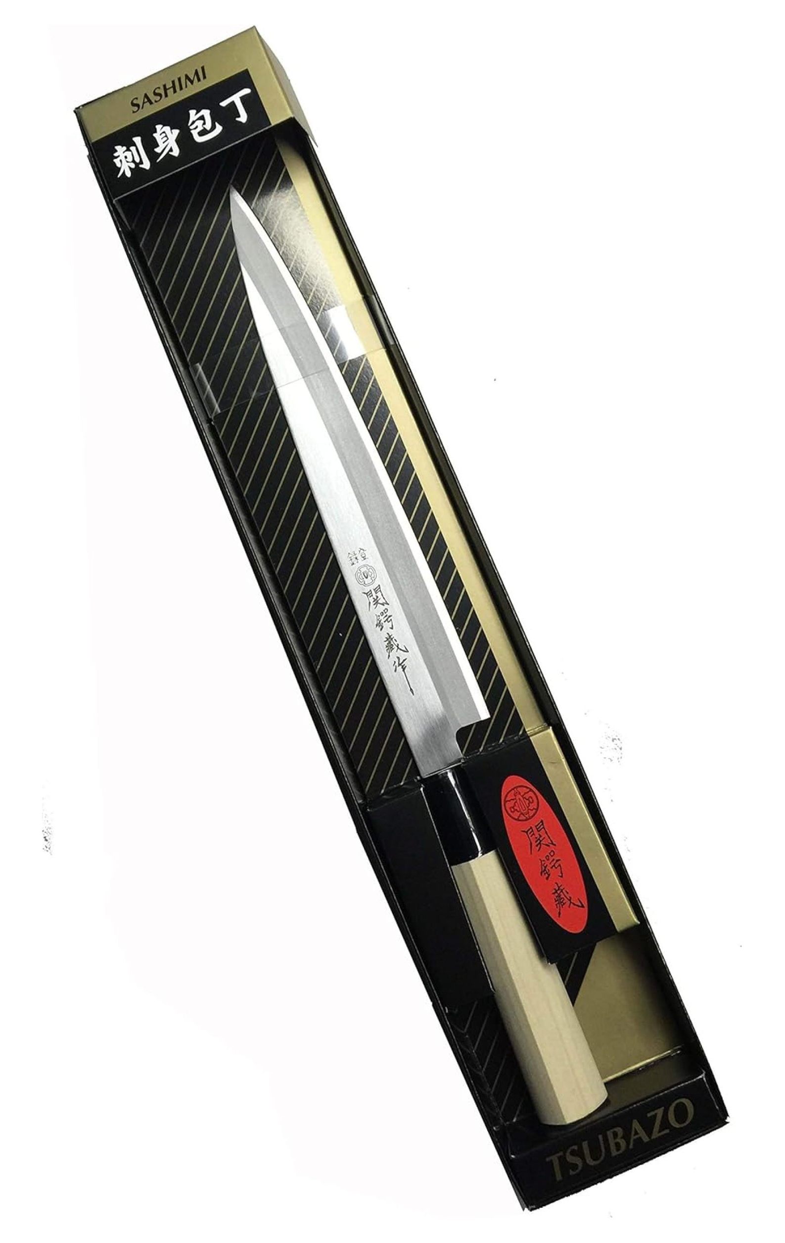 LeCeleBee, Japanese Yanagiba Knife Long Sashimi Rib Sushi Knife, Made