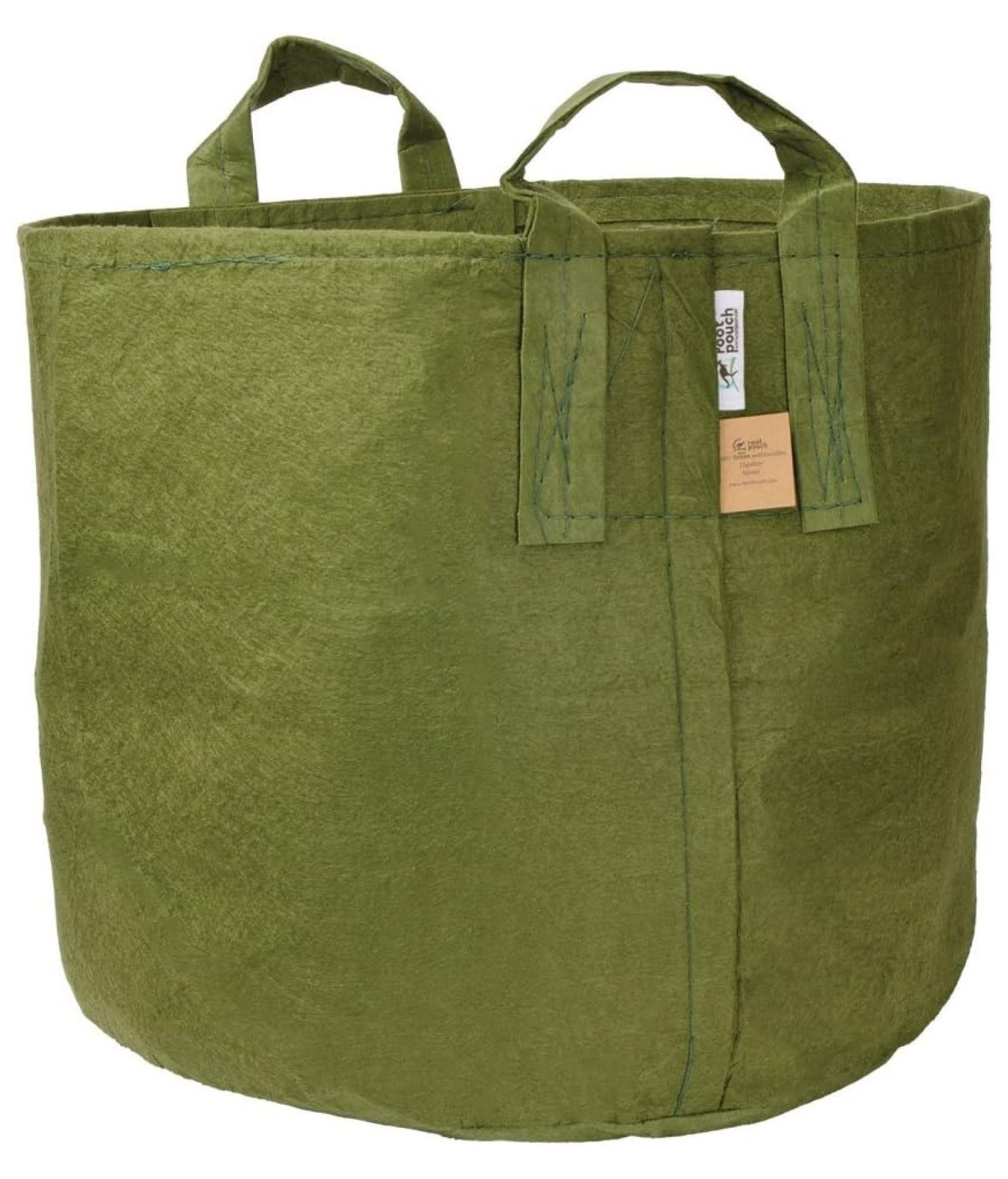 LeCeleBee NonDegradable Reusable Grow Bag, 15Gallon with Handles (Green)