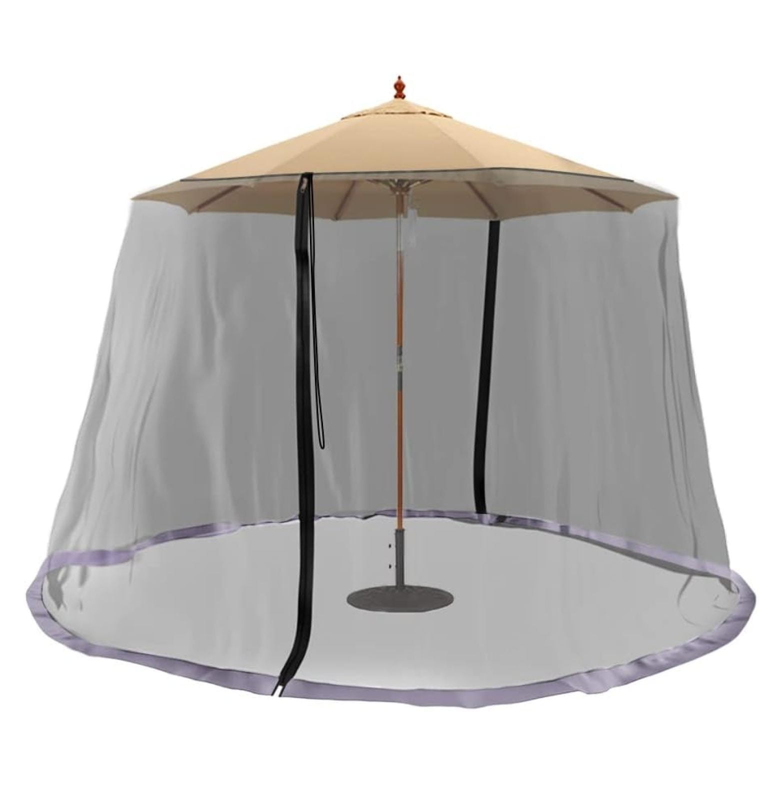 LeCeleBee Patio Umbrella Mosquito Netting Outdoor Polyester Mesh Net