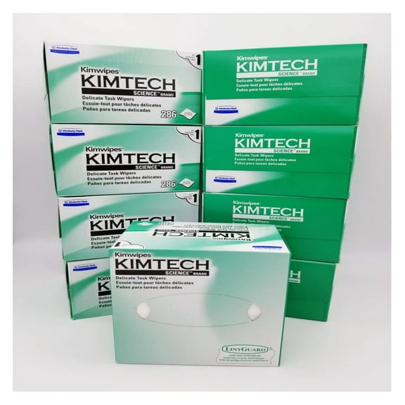LeCeleBee QLZSTWUH Kimtech Science KimWipes Delicate Task Wipers, 4.4 x 8.4 in. 1-ply, 9 Box of 280