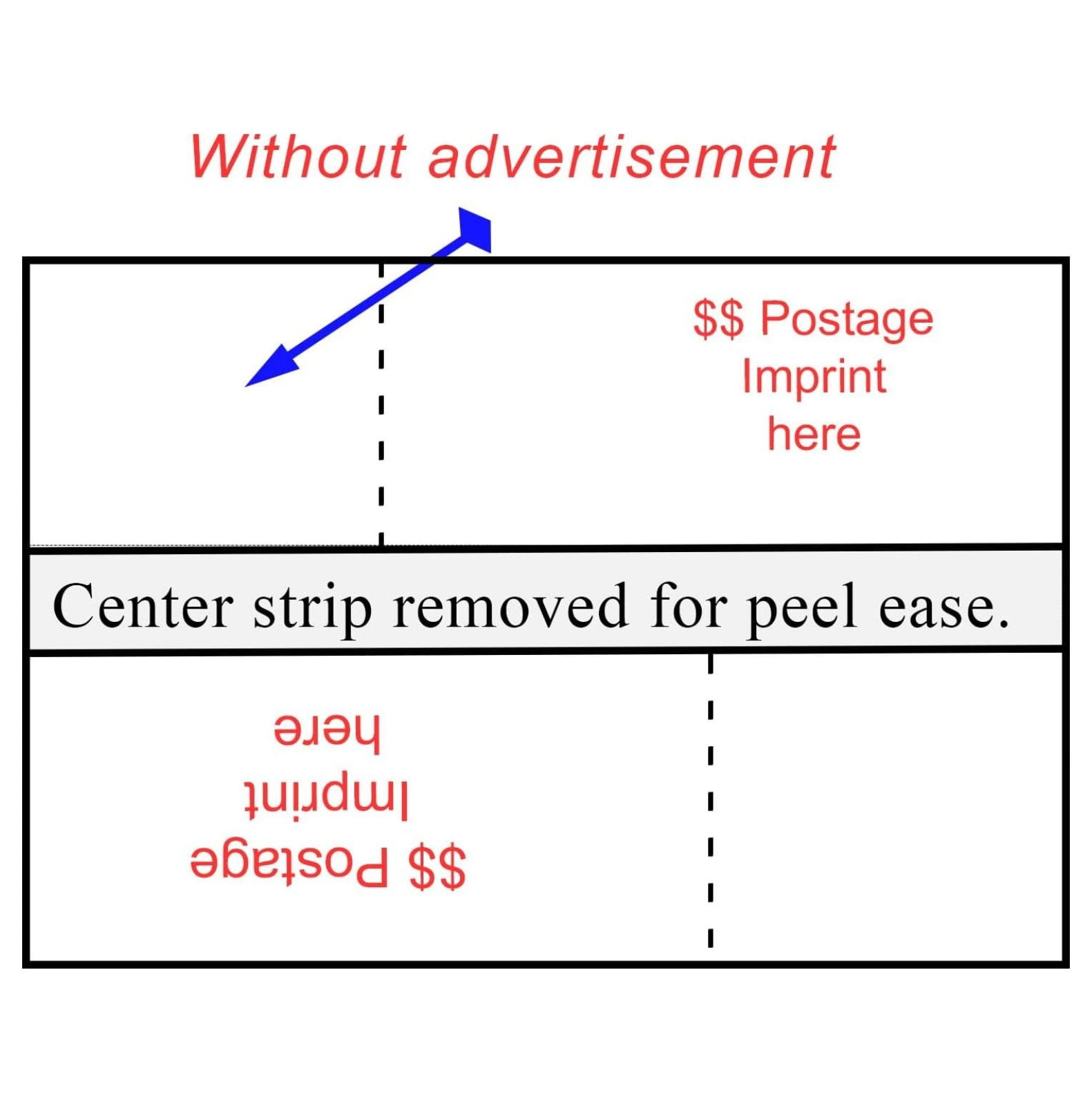LeCeleBee Sheet Double Meter Tape for All Postage Meters