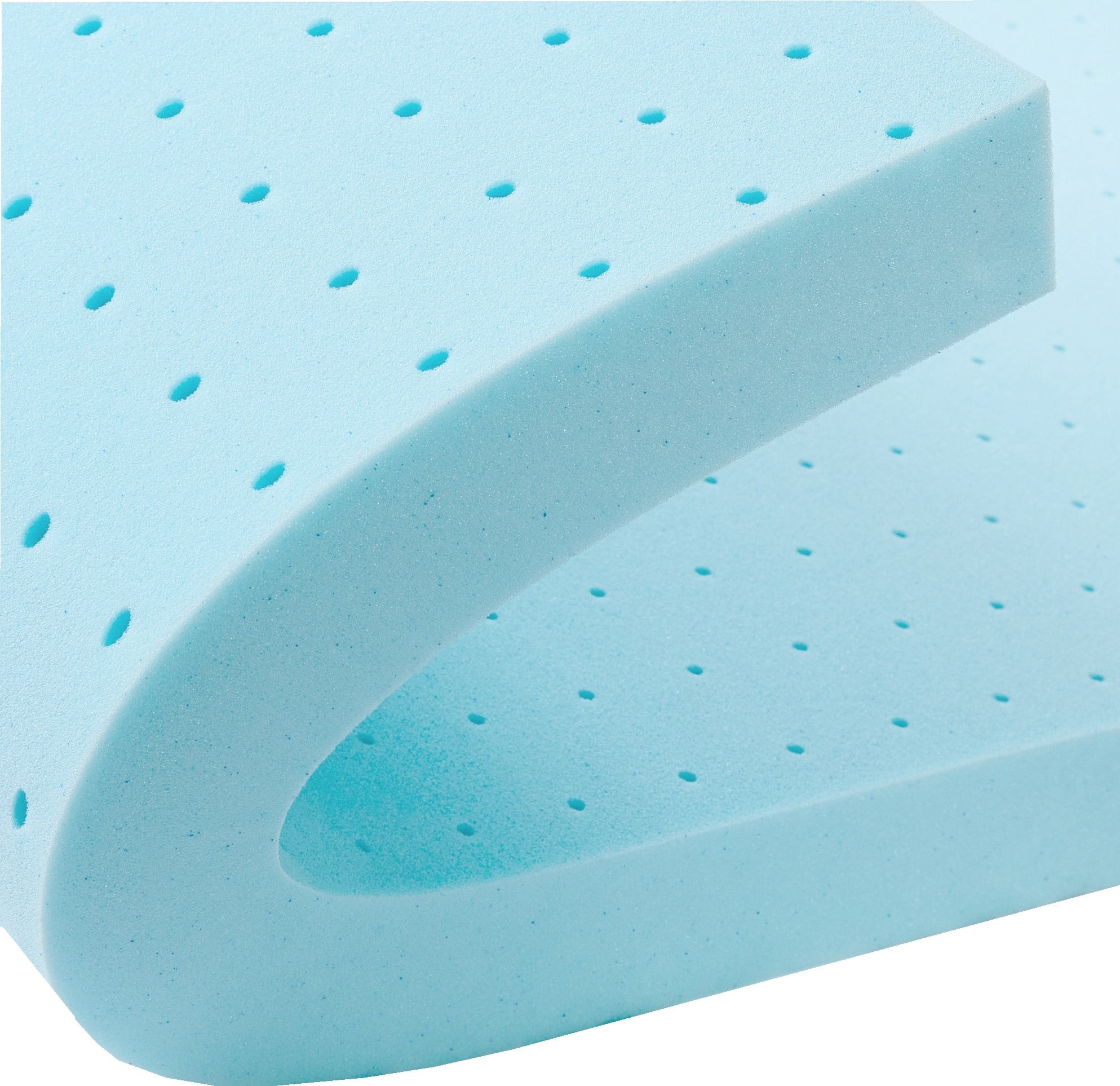 Greaton 2-Inch Gel Memory Foam Mattress Topper – CertiPUR-US Certified, Full Size, Cooling & Pressure Relief (Blue)
