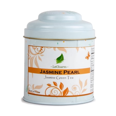 LeCharm Jasmine Pearl Tea Jasmine Loose tea 4.8oz/135g Cane