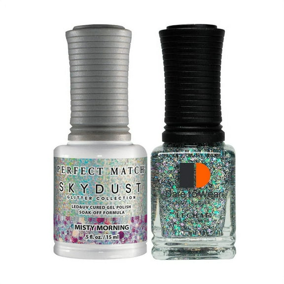 LeChat Perfect Match Gel Polish + Nail Lacquer - Misty Morning #SDMS06 - 0.5 oz