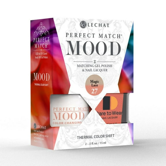 Lechat Perfect Match Mood Color Changing Gel Polish - Magic Lace 0.5 oz - #PMMDS27
