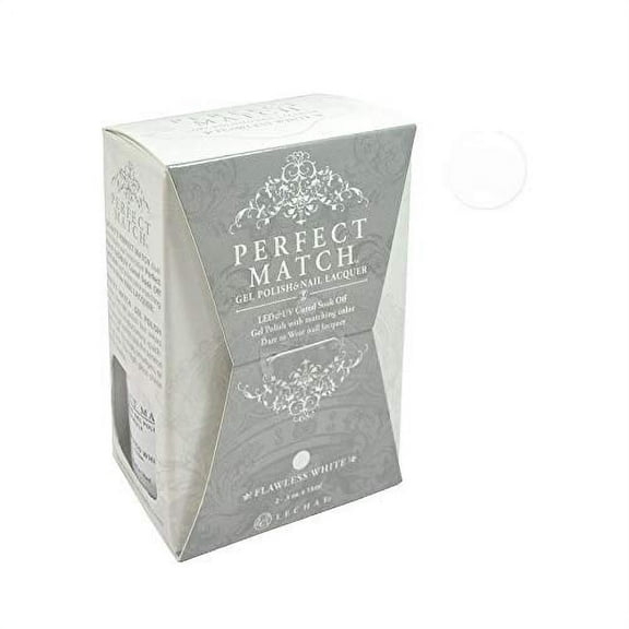 LeChat Perfect Match Soak Off Gel Polish - Flawless White - PMS07