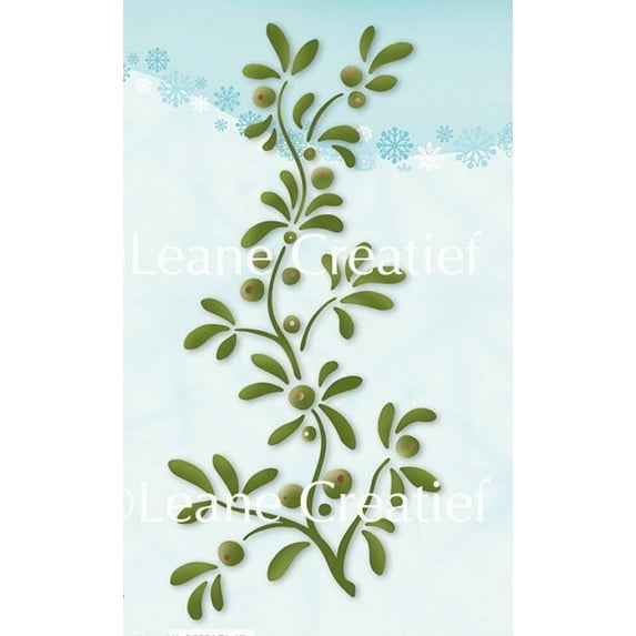LeCreaDesign clear stamp Mistletoe.