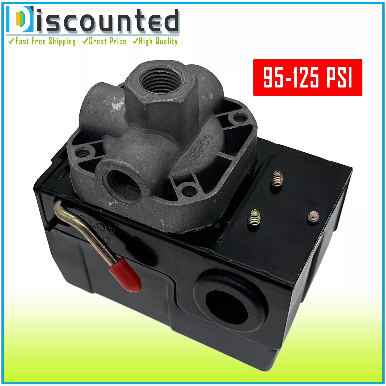 XIAOWEI PS3535 Pressure Switch Replacement For Furnas/Hubbell 69JF7LY Air Compressor - 95-125 PSI, 3/8" NPT