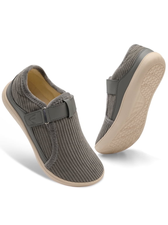 Women Shoes Wide Width Walking Shoes Adjustable Non-Slip Casual Shoes