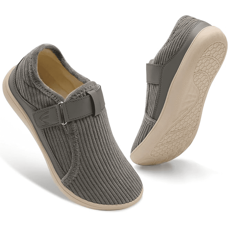 Leisfit Womens Wide Diabetic Shoes Adjustable House Shoes Cozy