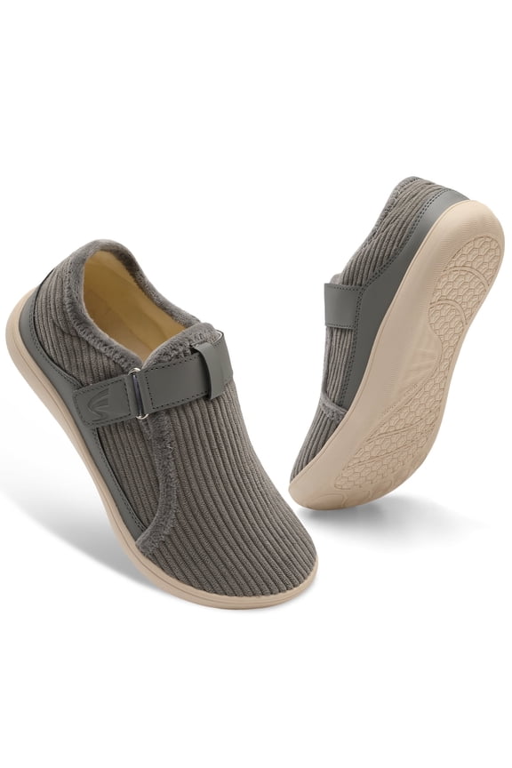 Womens Wide Diabetic House Shoes Adjustable Walking Shoe