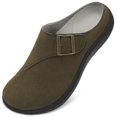 thumbnail image 1 of LeIsfIt Womens Wide Width Suede Clogs & Mules Shoes, 1 of 6