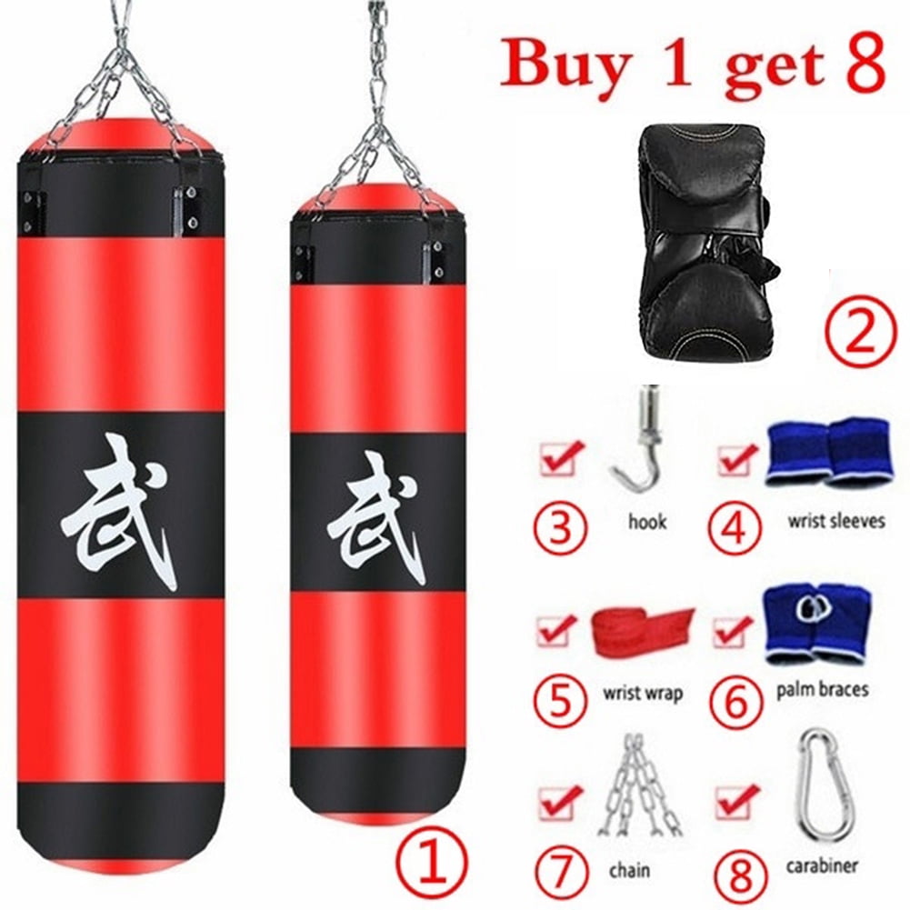LeKY 8Pcs/Set Fitness Training MMA Boxing Punching Bag Sport Kick