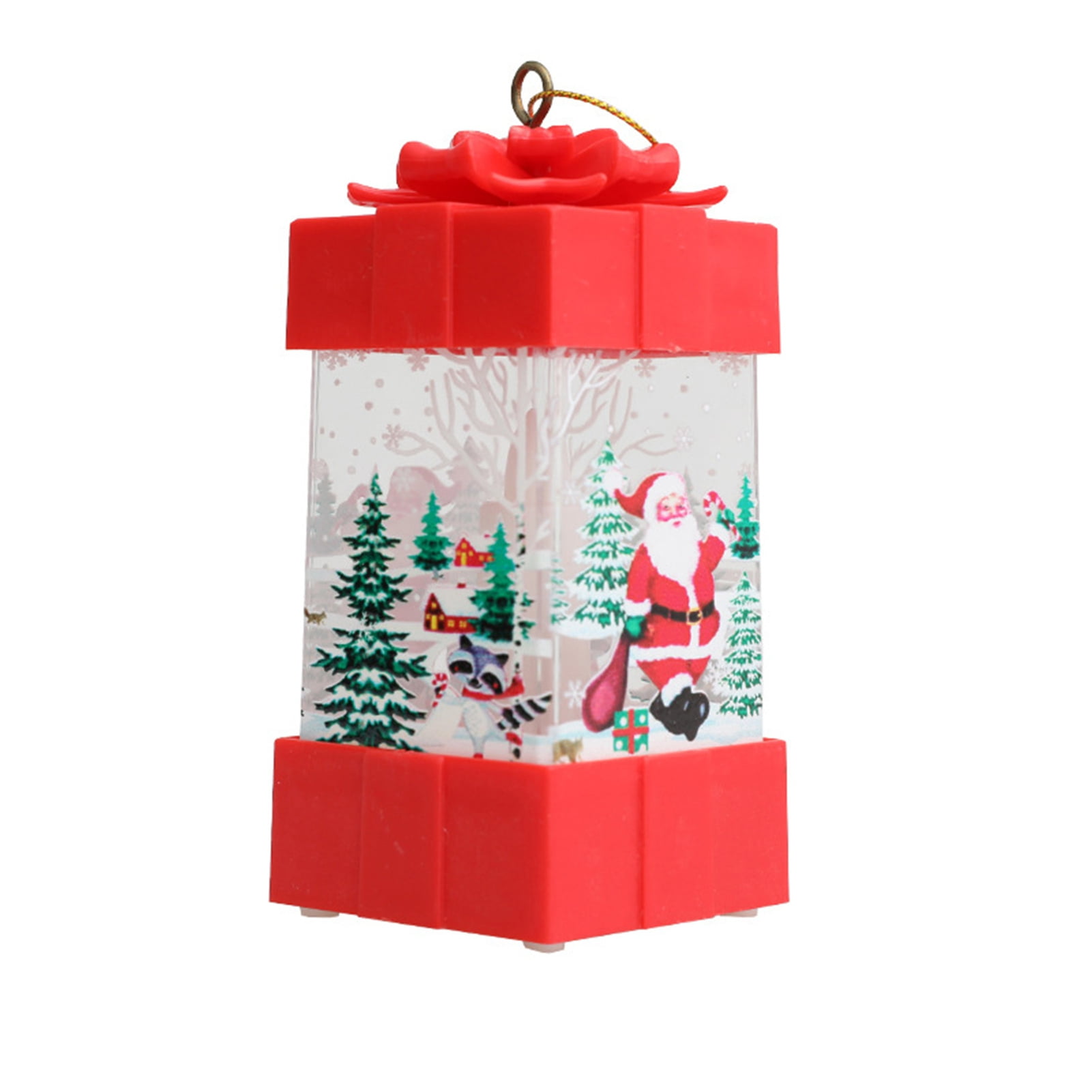 LeKY Battery Operated Christmas Lantern Electronic Christmas Lantern