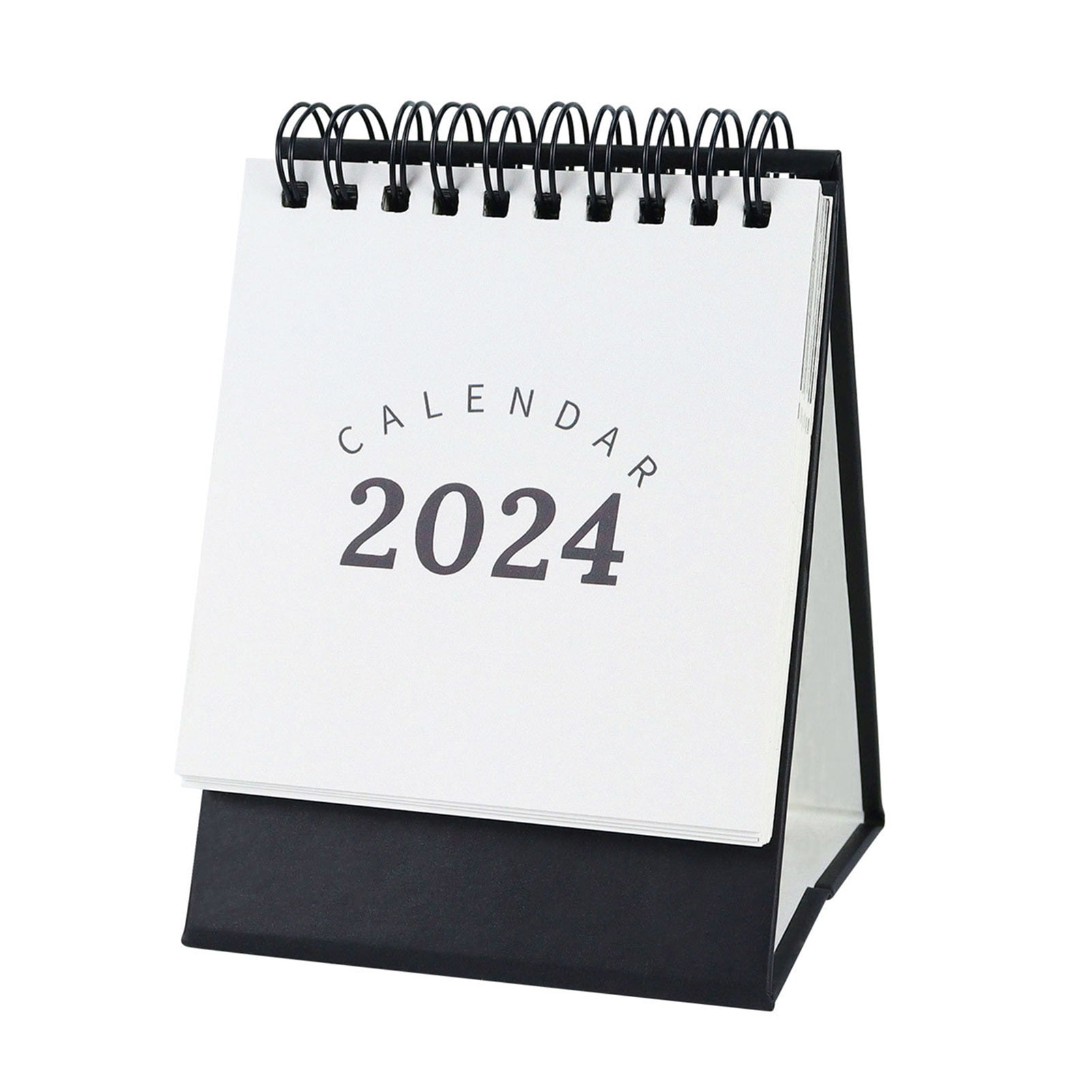 LeKY Desktop Calendar Small Desktop Calendar Mini Standing Desk
