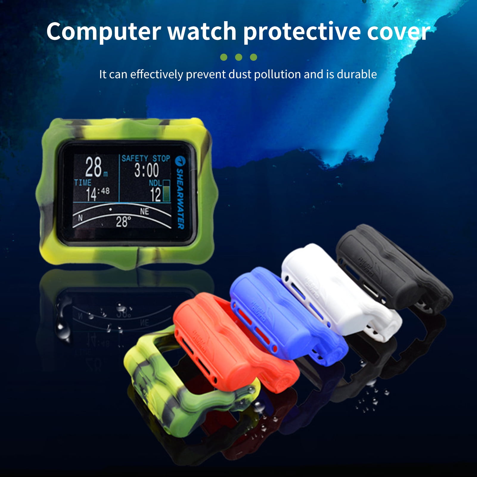 LeKY Silicone Cover Flexible Antifall Colorful Antislip Diving