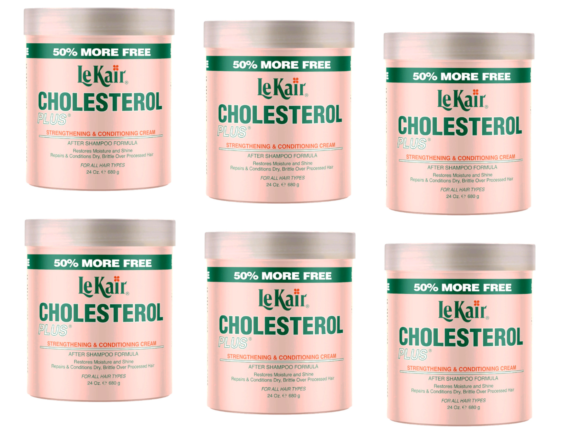 LeKair Cholesterol Plus Strengthening & Conditioning Cream For All Hair