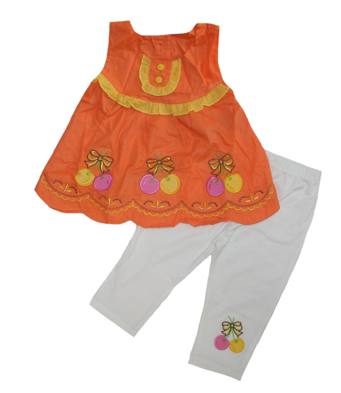 LeLe Kids Toddler Little Girls' Mandarin Tunic & Capri Pants (2T