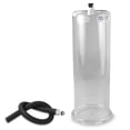 thumbnail image 1 of LeLuv 3.00 inch Diameter x 9 inch Length Penis Pump Cylinder with 18 inch Black Silicone Hose and Locking Fittings, 1 of 8
