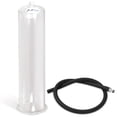 thumbnail image 1 of LeLuv 3.50 inch Diameter x 12 inch Length Penis Pump Cylinder with 12 inch Black Silicone Hose and Locking Fittings, 1 of 8