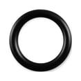 thumbnail image 1 of LeLuv 6mm Round Gauge Cock Ring - Stainless Steel Powder Coated Black - 26mm Inside Diameter, 1 of 4