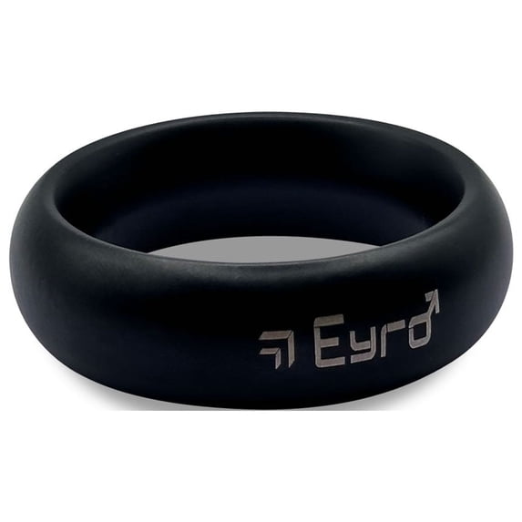 LeLuv® EYRO Donut Style Constriction Ring - Black, Stainless Steel w/ 40mm Inside Diameter