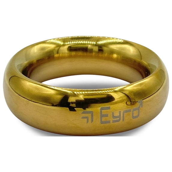 LeLuv® EYRO Donut Style Constriction Ring - Gold, Stainless Steel w/ 40mm Inside Diameter
