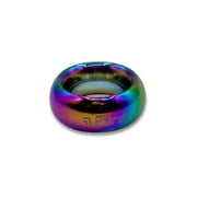 LeLuv  EYRO Donut Style Constriction Ring - Rainbow, Stainless Steel w/ 24mm Inside Diameter