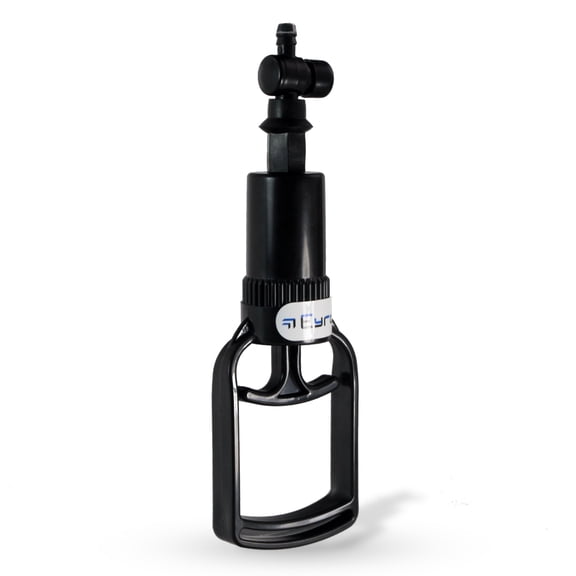LeLuv EasyOp TGrip Vacuum Pump Handle with Release Valve - BLACK
