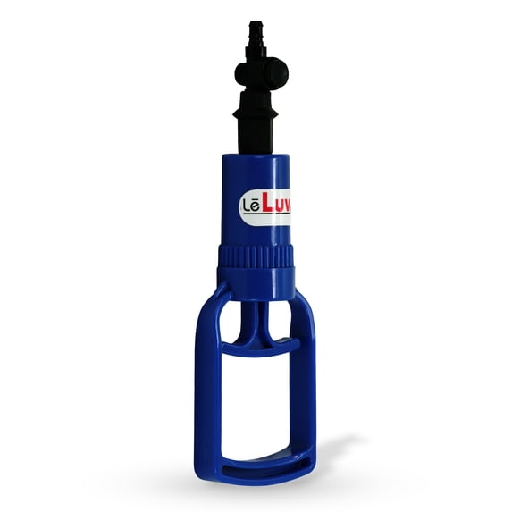 LeLuv EasyOp TGrip Vacuum Pump Handle with Release Valve - BLUE