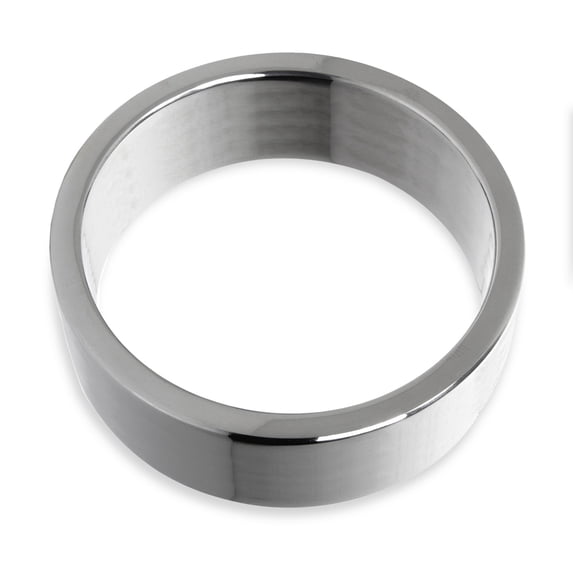 LeLuv Eyro Stainless Penis Ring | (66mm) 2.60" Inside Diameter | 25mm Width | Enhance Pleasure and Performance