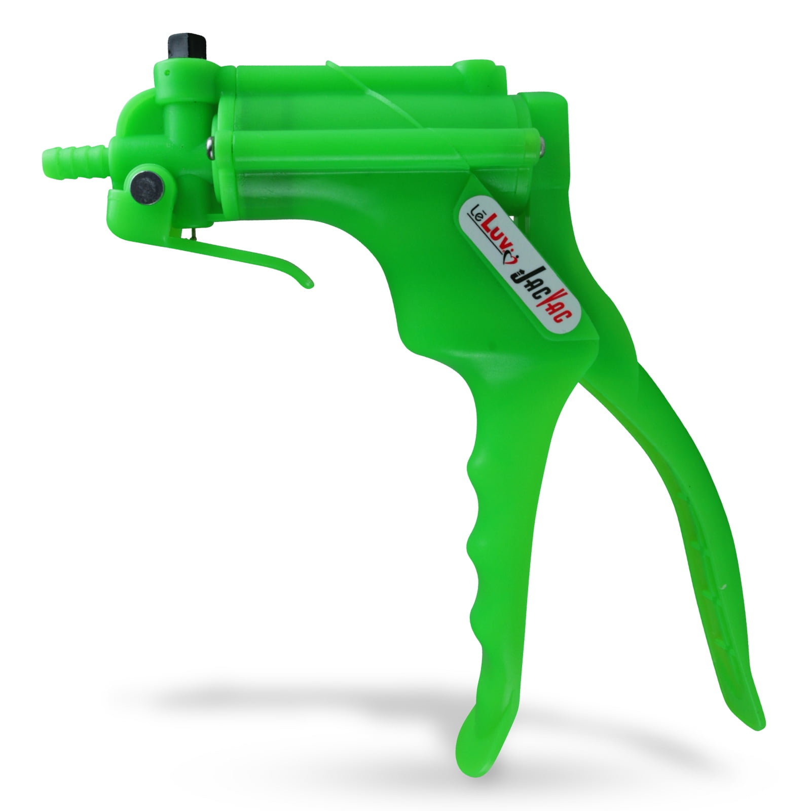 LeLuv® JacVac Neon Green Vacuum Pump Handle with NPT 1/827 Threads for Pressure Gauge (Gauge