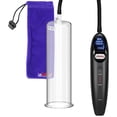 thumbnail image 1 of LeLuv Magna Electric Penis Pump | LCD Smart Black Handle | 12" x 3.00" Untapered Cylinder, 1 of 10