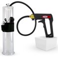 thumbnail image 1 of LeLuv Maxi Black Vibrating Penis Pump | Premuium Uncollapsable Silicone Hose | 12" x 2.75" Cylinder, 1 of 8