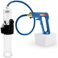 thumbnail image 1 of LeLuv® Premium Maxi Penis Pump w/ Blue Handle, Silicone Hose | 12" x 1.75" Vibrating Cylinder, 1 of 7