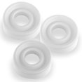 thumbnail image 1 of LeLuv Medium White Silicone Sleeve Vacuum Seal 3 Pack for 1.75 Inch to 2.25 Inch Penis Pump Cylinders, 1 of 3
