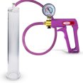 thumbnail image 1 of LeLuv® Premium Maxi Penis Pump w/ Purple Handle, Silicone Hose + Gauge | 12" x 1.65" Cylinder, 1 of 12